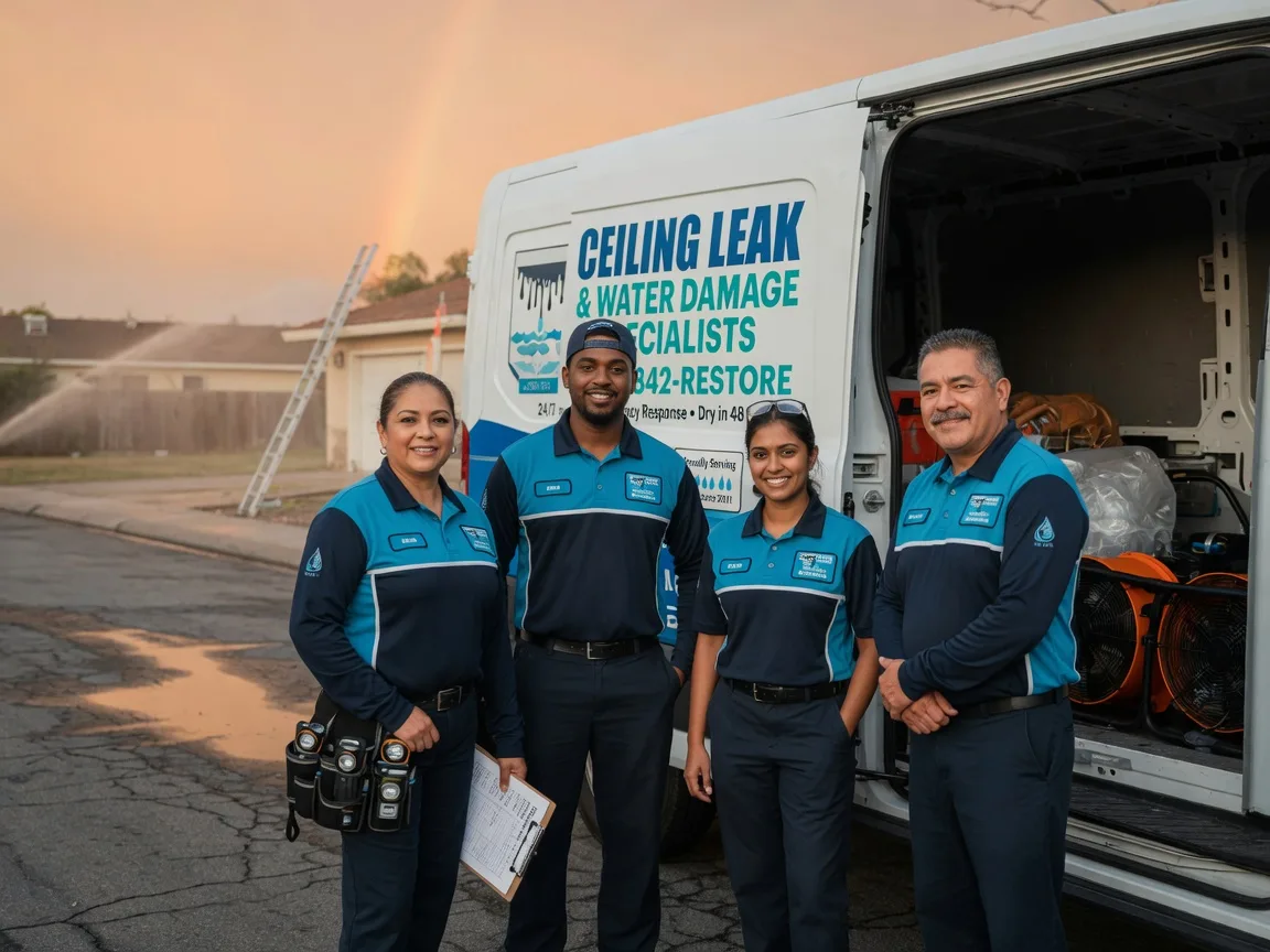 Ceiling Leak Cleanup company in Carp Lake, MI
