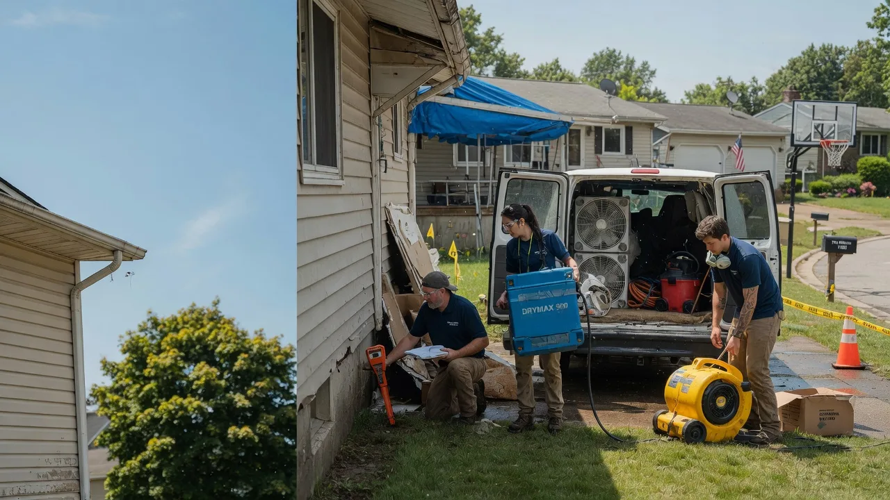 Ceiling Leak Cleanup in Carp Lake, MI near me