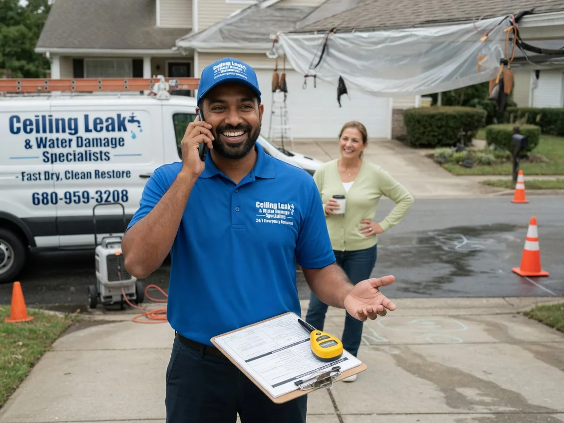 Ceiling Leak Cleanup Carp Lake, MI FAQs